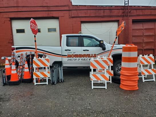 Photo for City of Moundsville Awarded Work Zone Sign Package to Improve Highway and Worker Safety